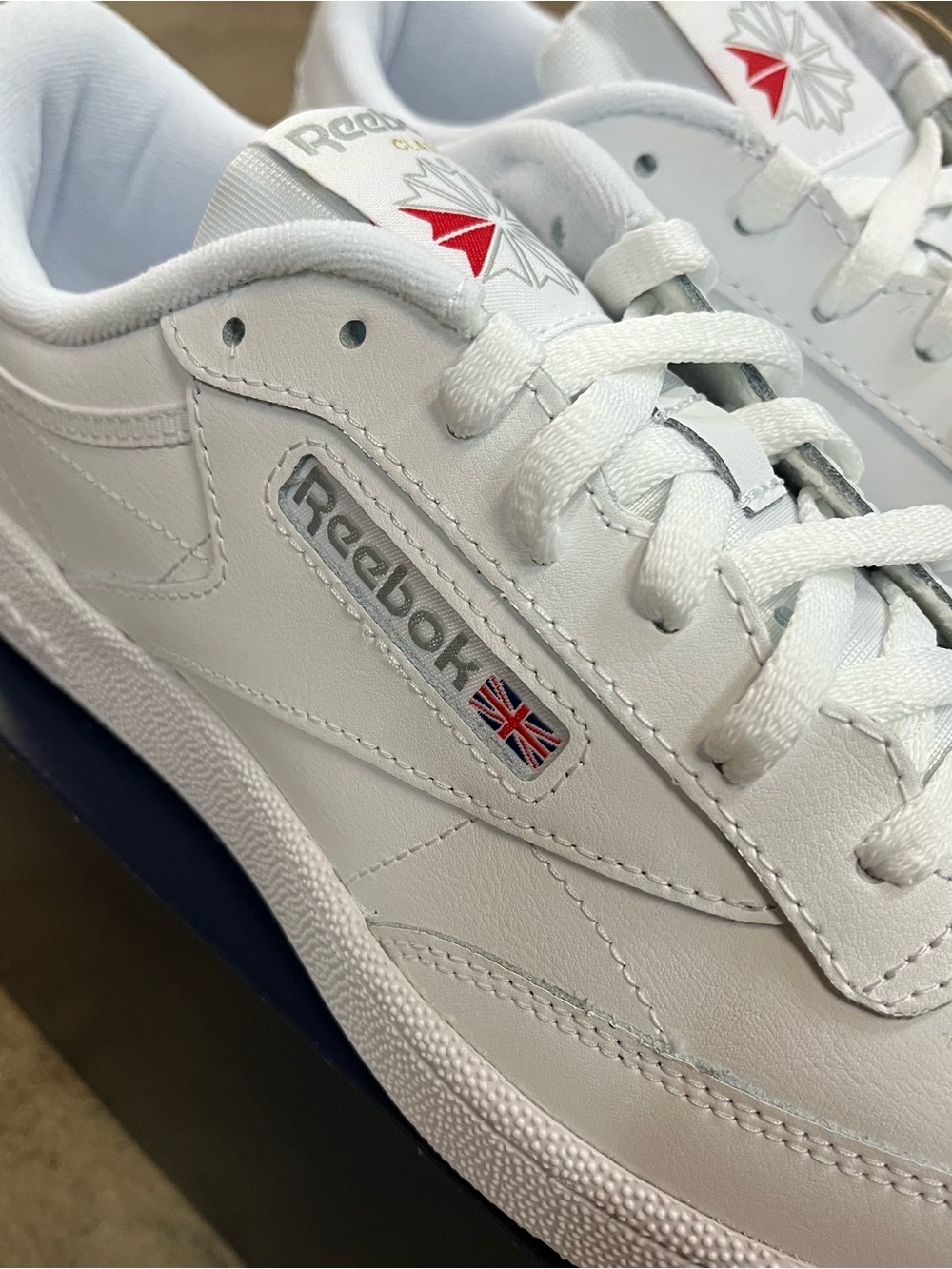 Reebok Club C 85 White/Sheer Grey 100000154 Men Size Shoes - Picture 9 of 9